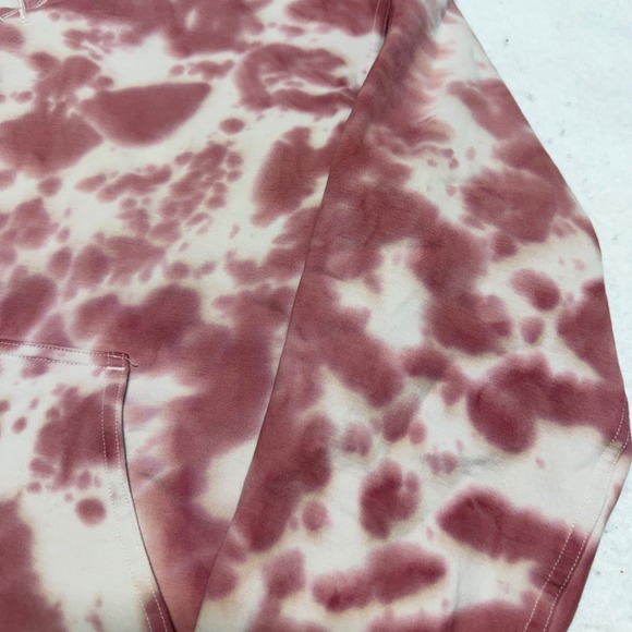Lululemon All Yours Hoodie Tie Dye Fleece in Marmoleado Tie Dye Brier Rose - 6 - Picture 3 of 15